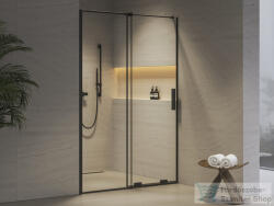 RAVAK ROLL 120 cm tolóajtó, transparent, fekete X08VG0300Z1 (X08VG0300Z1)