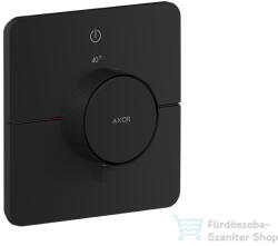 Hansgrohe AXOR SHOWERSELECT ID Softsquare 1 funkciós falsík alatti termosztát, matt fekete 36758670 (36758670)