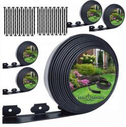 RG Rugalmas gyepszegély 6 cm magas, 20 m + 30 db rögzítő (RC-K-1017)