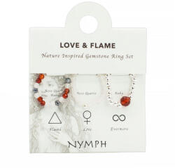 Ancient Wisdom NYMPH gyűrű szett - Love & Flame (NyRing-04)