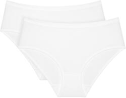 Triumph Chiloți dama TRIUMPH SENSE OF COTTON MIDI 2P WHITE: 44 (10225046_0003 44)