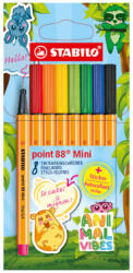 STABILO Point 88 Mini Tűfilc Készlet 8 Darab/Készlet Animal Vibes (S688807)