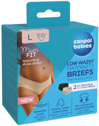  Canpol babies MumFIT alacsony derekú kismama bugyi L 2 db - babyland-shop