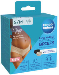 Canpol babies MumFIT alacsony derekú kismama bugyi S/M 2 db - bergon