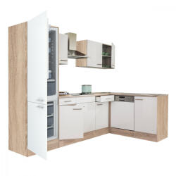 Leziter Yorki 280 sarok konyhabútor alulfagyasztós hűtős kivitelben (LS280STFH-AF)