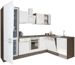 Leziter Yorki 280 sarok konyhabútor alsó sütős, alulfagyasztós hűtős kivitelben (LS280YFH-SUT-AF) - everyo