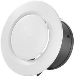 Commel Légtechnikai süllyesztett szellőzőrács kerek zárható teli 95mm (420-903) - everyo
