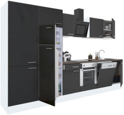 Leziter Yorki 330 konyhabútor alsó sütős, felülfagyasztós hűtős kivitelben (L330FHAN-SUT-PSZ-FF)