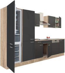 Leziter Yorki 340 konyhabútor alulfagyasztós hűtős kivitelben (L340STAN-PSZ-AF)