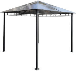 Mirpol Dari kerti pavilon polikarbonát tetővel 3x3 m (5905610252236) - everyo