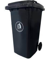 Leziter Hulladéktároló 240L fekete (LKU-240F) - everyo