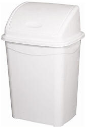 PLANET Billenőfedeles szemetes kuka, műanyag, luxury fehér, 9 L (UP115)