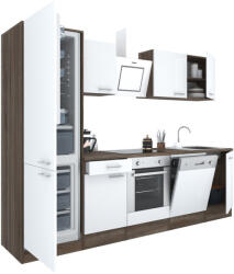 Leziter Yorki 280 konyhabútor alsó sütős, alulfagyasztós hűtős kivitelben (L280YFH-SUT-AF) - everyo