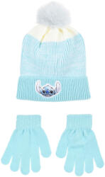 Sun City Disney Lilo és Stitch, A csillagkutya Ombre Blue gyerek sapka + kesztyű szett 52 cm 85SNXHY40040A52 (85SNXHY40040A52)