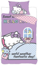 Brandmac Hello Kitty Another Day gyerek, ovis ágyneműhuzat 100×135 cm, 40×60 cm BRM024014 (BRM024014)