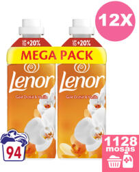  INGYENES SZÁLLÍTÁS - Lenor Gold Orchid & Vanilla öblítő 12x1, 974 liter (1128 mosás)