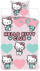 Brandmac Hello Kitty Club gyerek, ovis ágyneműhuzat 100×135 cm, 40×60 cm BRM024052 (BRM024052)