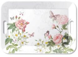 Ambiente Amelia white műanyag nagy tálca 33x47cm