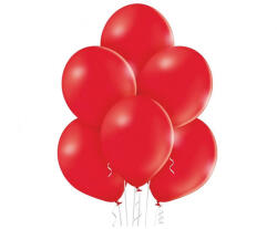 Belbal Belbal, piros, pasztel lufi, 30 cm, 100 db/cs