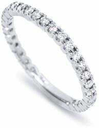 White & Black Körbe köves gyémánt gyűrű - 1, 5mm - fehérarany - 0, 32 karát (AU14367)