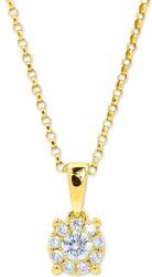 White & Black Briliáns gyémánt medál - 0, 08 karát (AU14365)