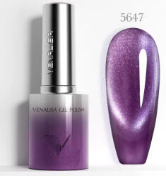 VENALISA Gel Polish - Csillogó Lila 10 ml-5647-Mágneses-Cat Eye (5647)