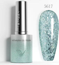 VENALISA Gel Polish - Ragyogó Türkiz Glitter 10 ml-5617 (5617)