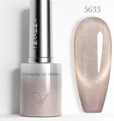 VENALISA Gel Polish - Csillogó Bézs-Rózsaszín 10 ml-5633-Mágneses-Cat Eye (5633)