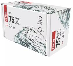 KORLEAND Kültéri nano fényfüzér (75 LED/7, 5 méter) időzítővel - hideg fehér