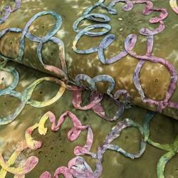  Pamutvászon TIE DYE EMBROIDERY Elise tape design A