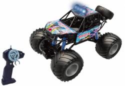 Cevodle Mașinuță cu telecomandă CEVODLE Big Foot Scara 1/10 44cm Albastru (CEV10001-1102ABS)
