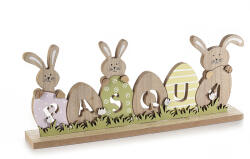 Decorer Decoratiune Paste din lemn multicolor 9x4x38 cm (A51.44.17BDECO)