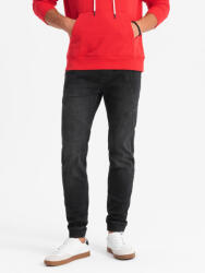 Ombre Clothing Мъжки дънкови спортни панталони с асиметричен шев черни Ombre Clothing Ombre Clothing | Cheren | МЪЖЕ | 34/32