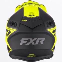 FXR Racing Cască Enduro - Cross - Snowmobil FXR HELIUM MX · HiVis / Gri