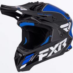 FXR Racing Cască Enduro - Cross - Snowmobil FXR HELIUM MX · Albastru / Alb