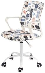 HM Scaun birou copii HM Oris, stofa, baza metalica, inaltime reglabila, rotatie 360 , 80 kg, multicolor (00004146) - izocor