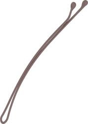 Sibel Best Grips 12 buc agrafe de păr drepte 70mm, maro (53091)