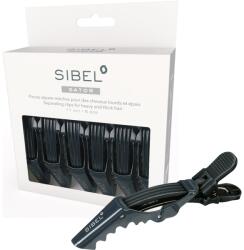 Sibel Gator 6 buc. Clipsuri de păr 11cm, negre (8044)