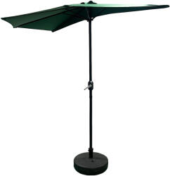 AGA Umbrelă de soare semicirculară Aga CLASSIC 270 cm Verde închis (MR2051-Dark Green)