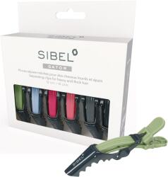Sibel Gator 6 buc cleme de păr 9cm, culori asortate (8045)