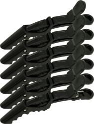 My-She SalonVice Black 6 buc cleme profesionale de păr 11cm (60890)