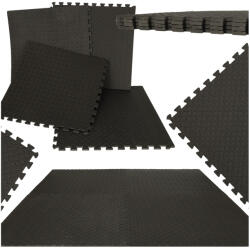 AGA Covoraș de spumă pentru copii 60x60 4 piese - Negru (i604_KX7463)