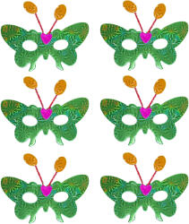 Aga4Kids Măști pentru copii DS942G 6 bucăți (DS942-GREEN)