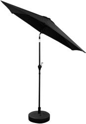 AGA Umbrelă de grădină înclinabilă 250 cm Negru (MR2026-BLACK)