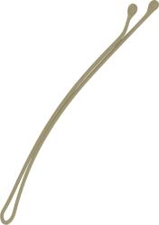 Sibel Best Grips 12 buc agrafe de păr drepte 70mm, aurii (53034)