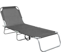 AGA Șezlong de grădină reglabil Gri (MR4255-Grey)