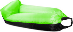 AGA Sac gonflabil LAZY BAG 230x70 cm Negru/Verde (DS442-GRE)