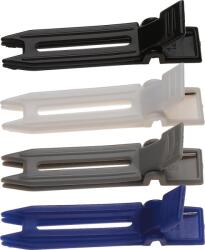 Sibel 100 buc agrafe duble, din plastic (775)