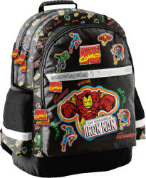 PASO Rucsac școlar cu trei compartimente Iron Man (AV23RR-116)