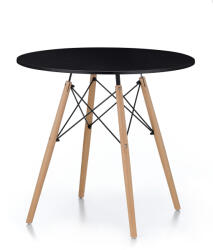 Aga Masa de sufragerie Aga 80 cm Negru (MR2049-Black)